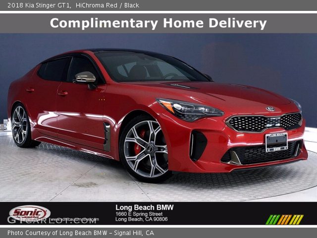 2018 Kia Stinger GT1 in HiChroma Red
