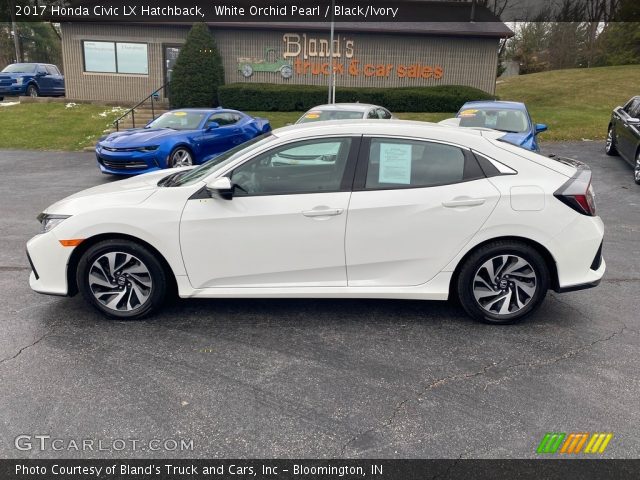 2017 Honda Civic LX Hatchback in White Orchid Pearl