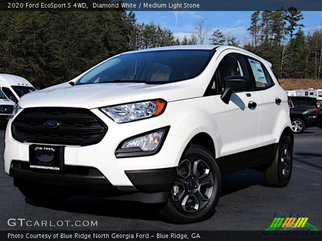 2020 Ford EcoSport S 4WD in Diamond White