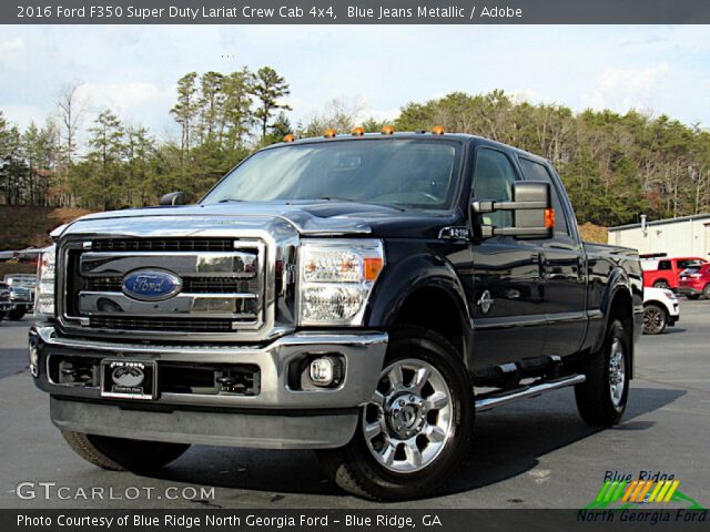 2016 Ford F350 Super Duty Lariat Crew Cab 4x4 in Blue Jeans Metallic