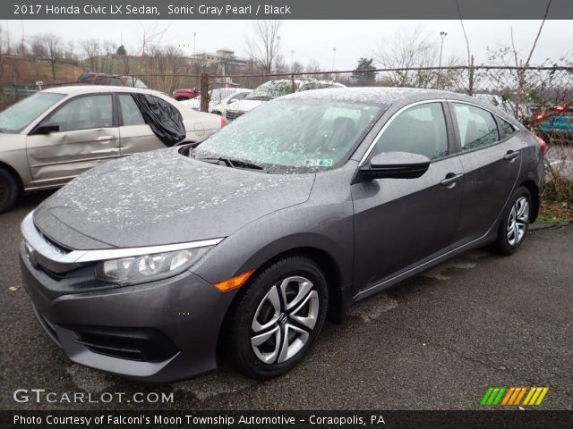 2017 Honda Civic LX Sedan in Sonic Gray Pearl