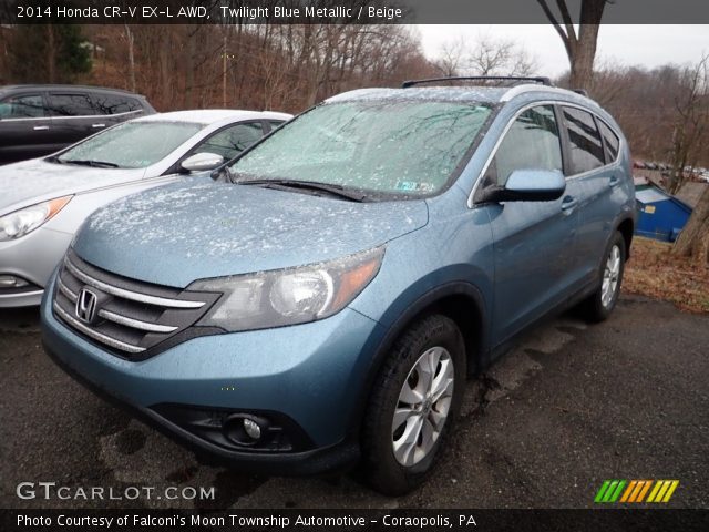 2014 Honda CR-V EX-L AWD in Twilight Blue Metallic