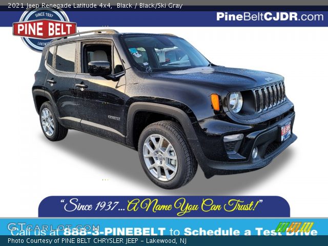 2021 Jeep Renegade Latitude 4x4 in Black