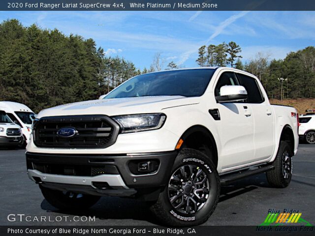 2020 Ford Ranger Lariat SuperCrew 4x4 in White Platinum