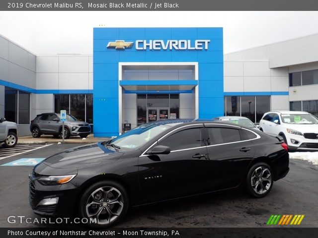 2019 Chevrolet Malibu RS in Mosaic Black Metallic