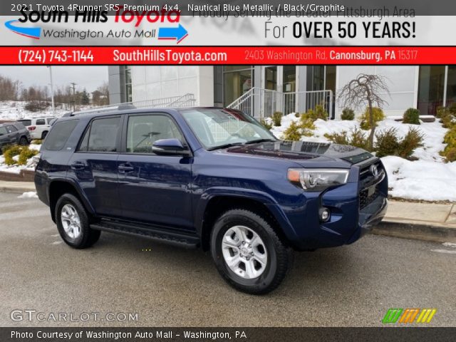 2021 Toyota 4Runner SR5 Premium 4x4 in Nautical Blue Metallic