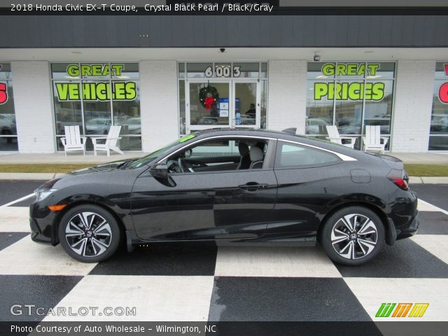 2018 Honda Civic EX-T Coupe in Crystal Black Pearl