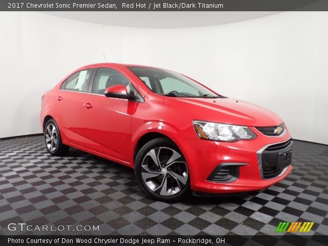 2017 Chevrolet Sonic Premier Sedan in Red Hot