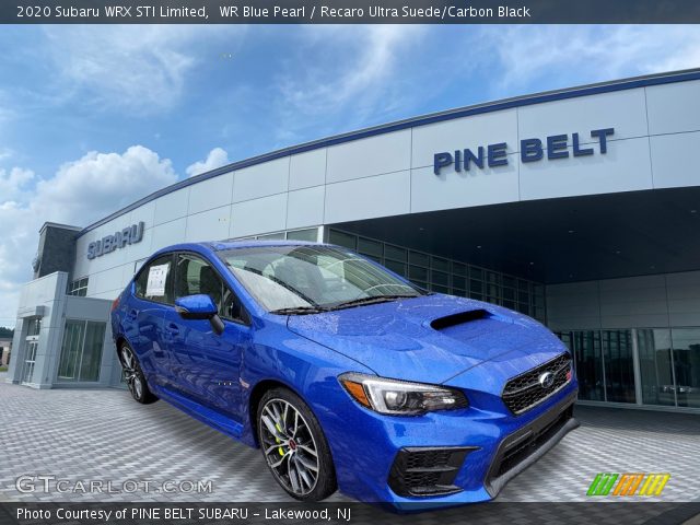 2020 Subaru WRX STI Limited in WR Blue Pearl