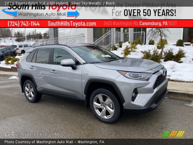 2021 Toyota RAV4 XLE AWD Hybrid in Silver Sky Metallic