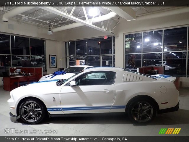 2011 Ford Mustang Shelby GT500 Coupe in Performance White