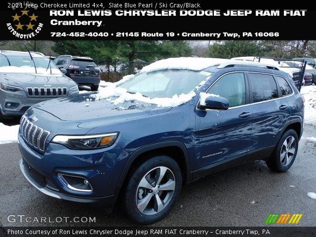 2021 Jeep Cherokee Limited 4x4 in Slate Blue Pearl
