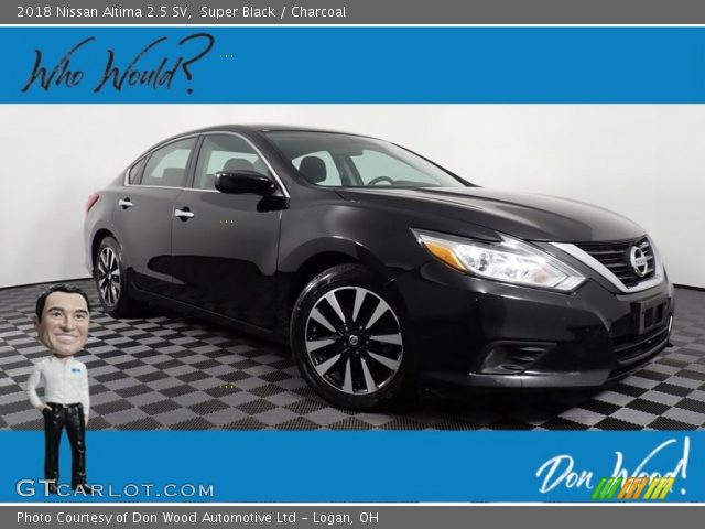 2018 Nissan Altima 2.5 SV in Super Black