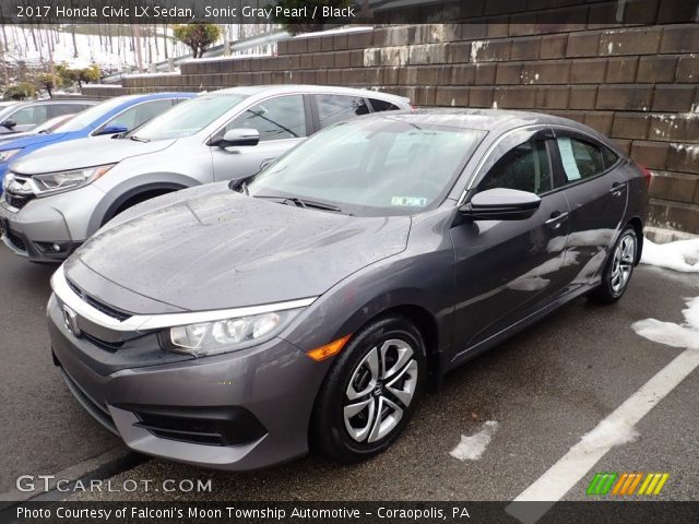 2017 Honda Civic LX Sedan in Sonic Gray Pearl