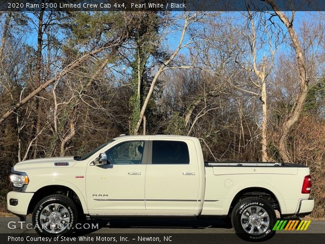 2020 Ram 3500 Limited Crew Cab 4x4 in Pearl White