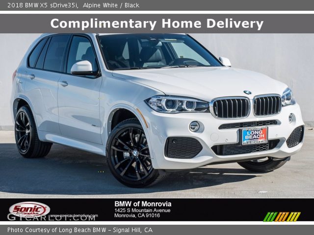 2018 BMW X5 sDrive35i in Alpine White