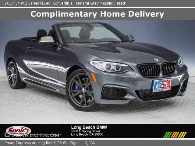2017 BMW 2 Series M240i Convertible in Mineral Grey Metallic