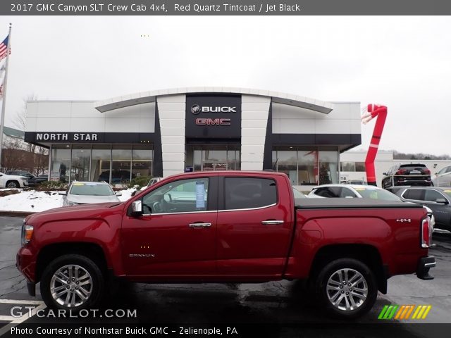2017 GMC Canyon SLT Crew Cab 4x4 in Red Quartz Tintcoat