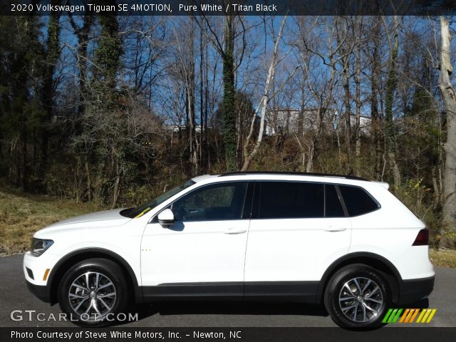 2020 Volkswagen Tiguan SE 4MOTION in Pure White