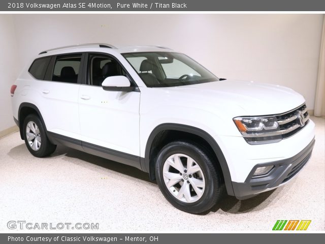 2018 Volkswagen Atlas SE 4Motion in Pure White