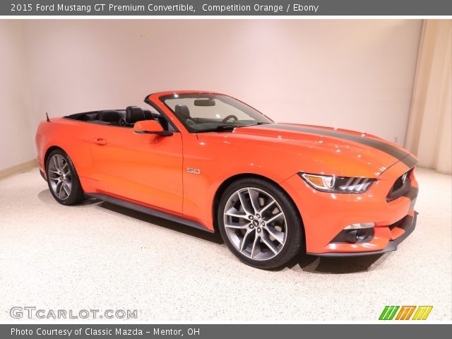 2015 Ford Mustang GT Premium Convertible in Competition Orange
