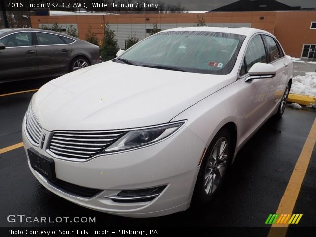 2016 Lincoln MKZ 3.7 AWD in White Platinum