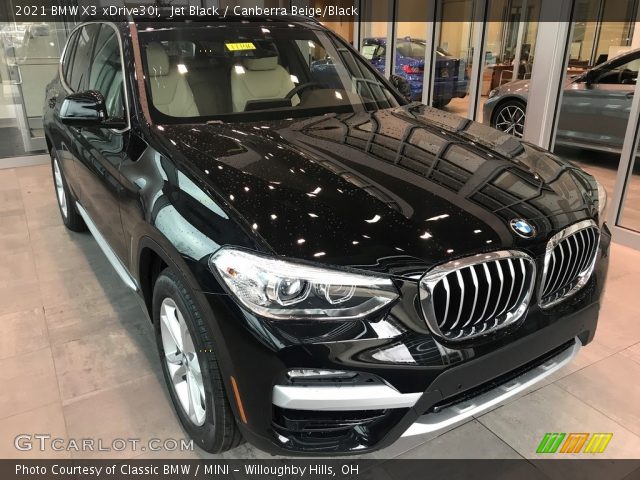 2021 BMW X3 xDrive30i in Jet Black