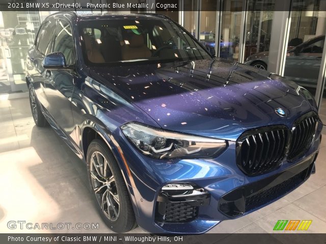 2021 BMW X5 xDrive40i in Phytonic Blue Metallic
