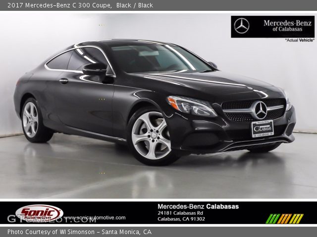 2017 Mercedes-Benz C 300 Coupe in Black