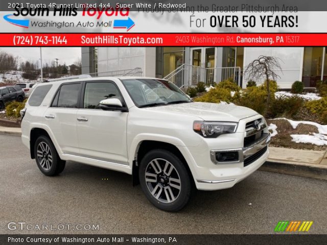 2021 Toyota 4Runner Limited 4x4 in Super White
