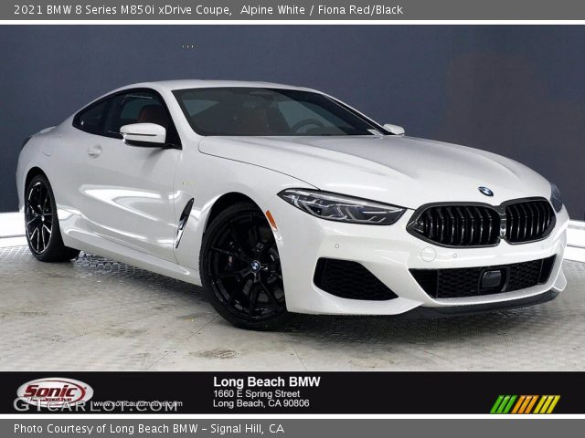 2021 BMW 8 Series M850i xDrive Coupe in Alpine White