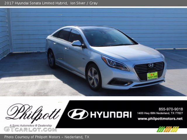 2017 Hyundai Sonata Limited Hybrid in Ion Silver