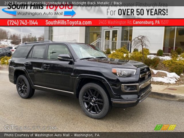 2021 Toyota 4Runner Nightshade 4x4 in Midnight Black Metallic