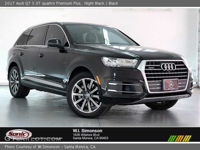 2017 Audi Q7 3.0T quattro Premium Plus in Night Black