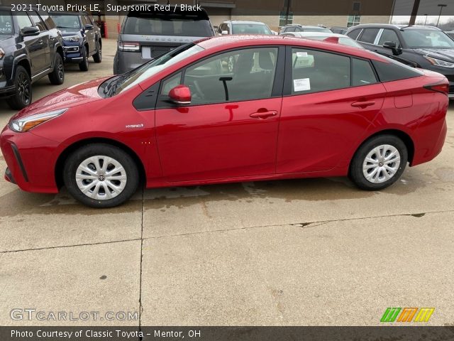 2021 Toyota Prius LE in Supersonic Red