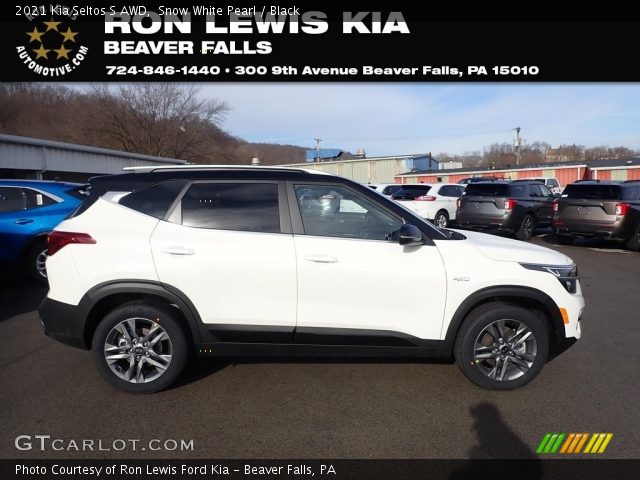 2021 Kia Seltos S AWD in Snow White Pearl