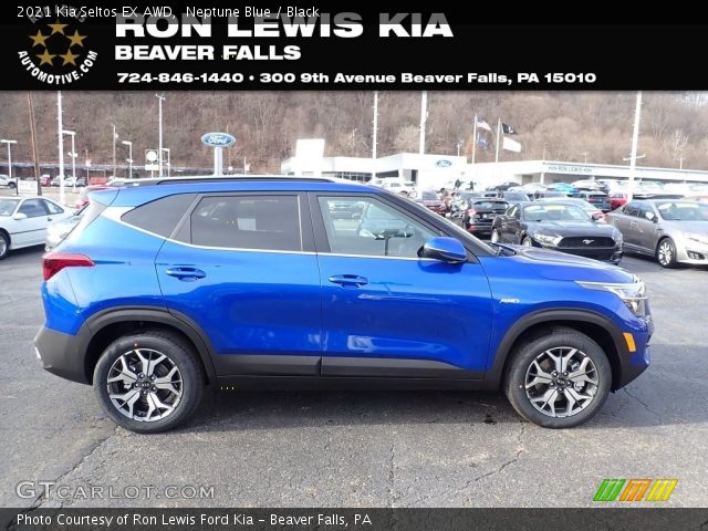 2021 Kia Seltos EX AWD in Neptune Blue