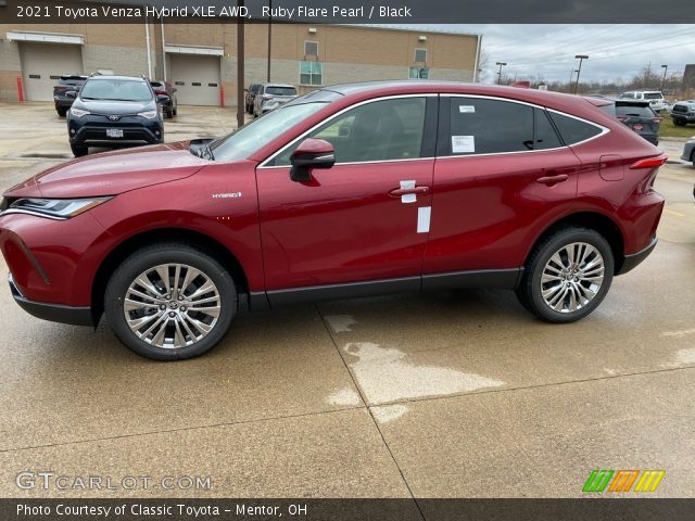 2021 Toyota Venza Hybrid XLE AWD in Ruby Flare Pearl