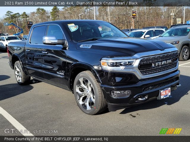 2021 Ram 1500 Limited Crew Cab 4x4 in Diamond Black Crystal Pearl