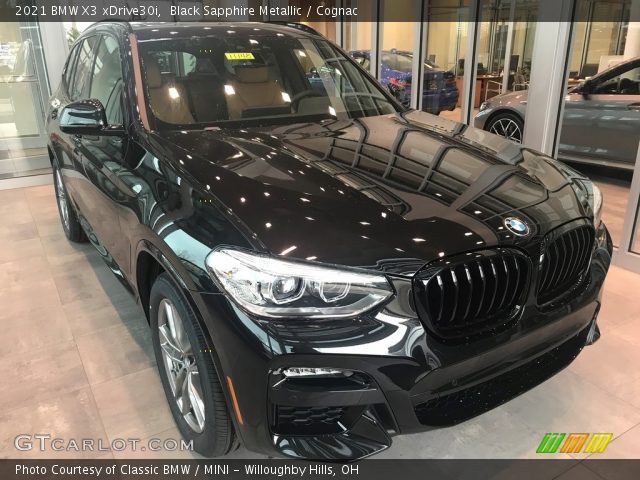 2021 BMW X3 xDrive30i in Black Sapphire Metallic