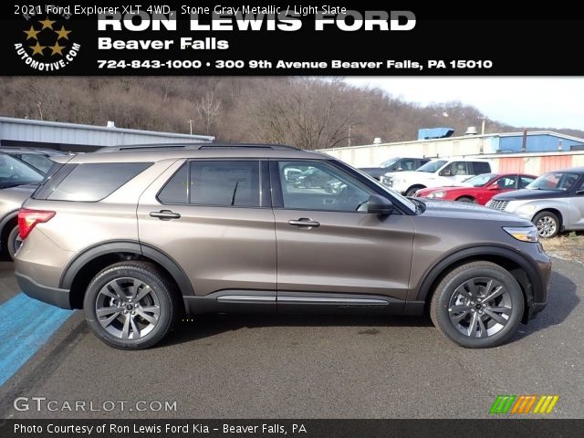 2021 Ford Explorer XLT 4WD in Stone Gray Metallic