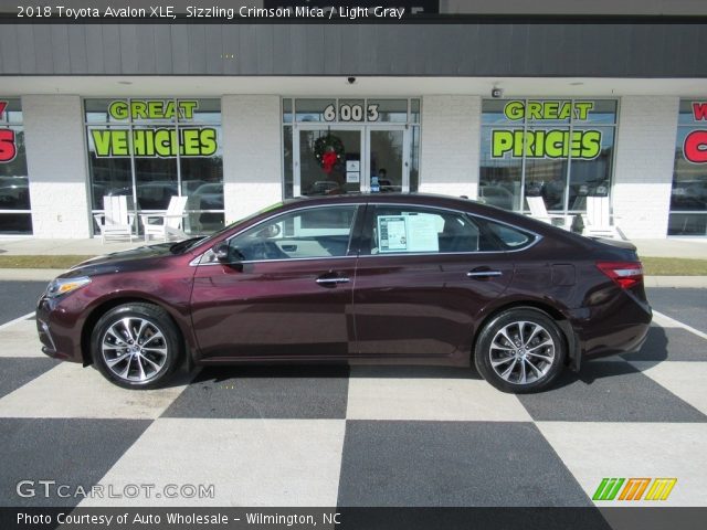 2018 Toyota Avalon XLE in Sizzling Crimson Mica