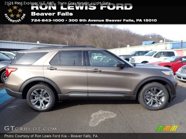 2021 Ford Explorer XLT 4WD in Stone Gray Metallic