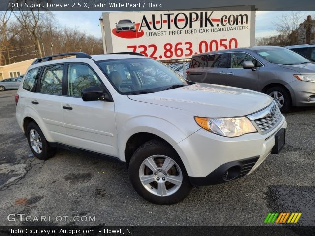 2013 Subaru Forester 2.5 X in Satin White Pearl