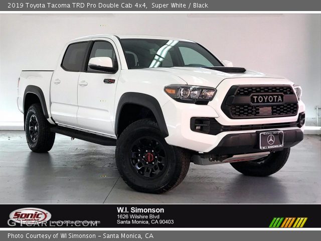 2019 Toyota Tacoma TRD Pro Double Cab 4x4 in Super White