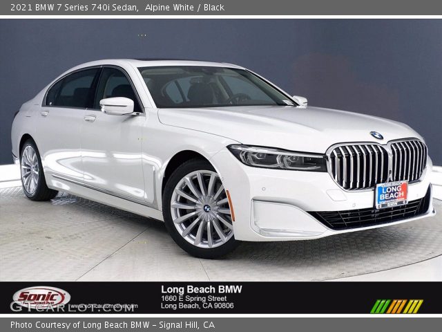 2021 BMW 7 Series 740i Sedan in Alpine White