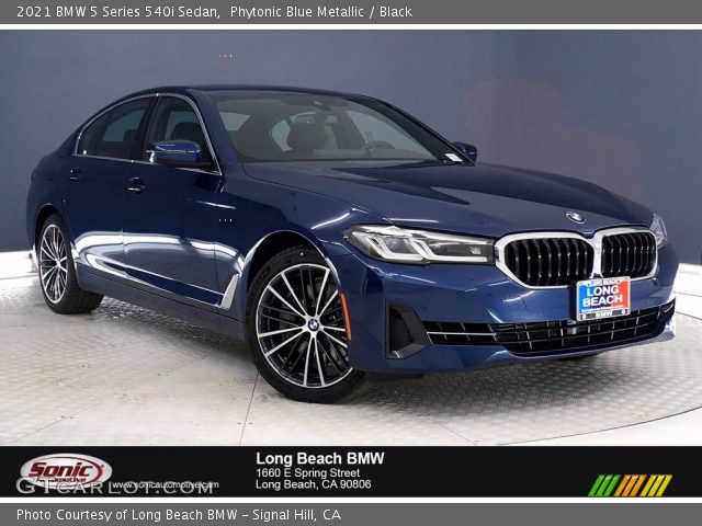 2021 BMW 5 Series 540i Sedan in Phytonic Blue Metallic