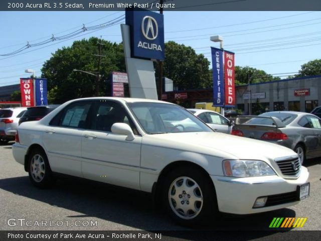 2000 Acura RL 3.5 Sedan in Premium White Pearl