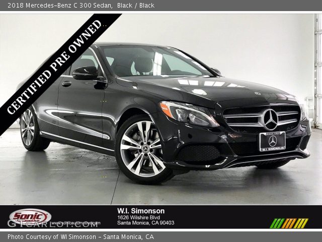 2018 Mercedes-Benz C 300 Sedan in Black