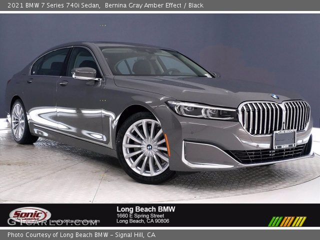 2021 BMW 7 Series 740i Sedan in Bernina Gray Amber Effect